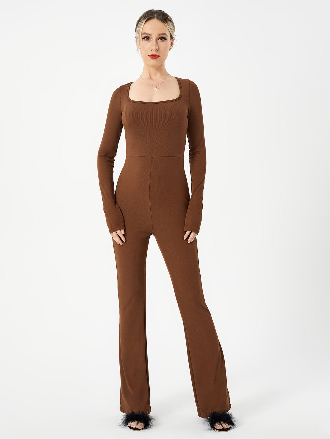 Dame Løs Casual Høj Elasticitet Jumpsuit