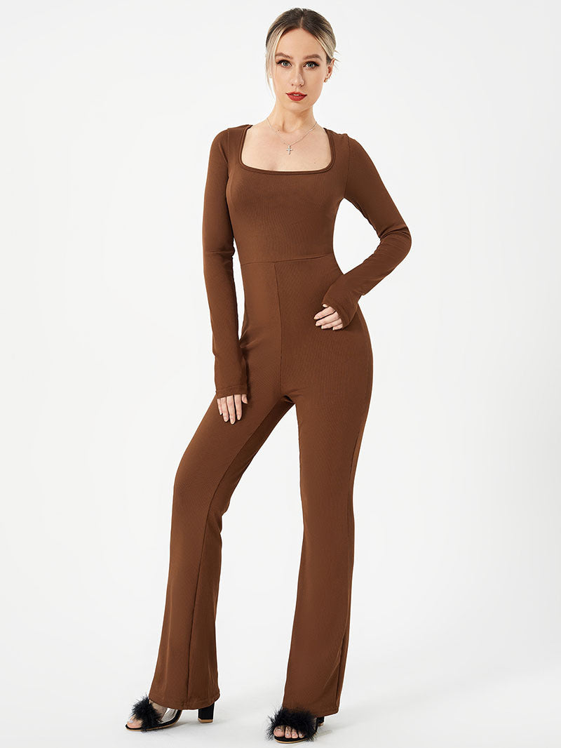 Dame Løs Casual Høj Elasticitet Jumpsuit